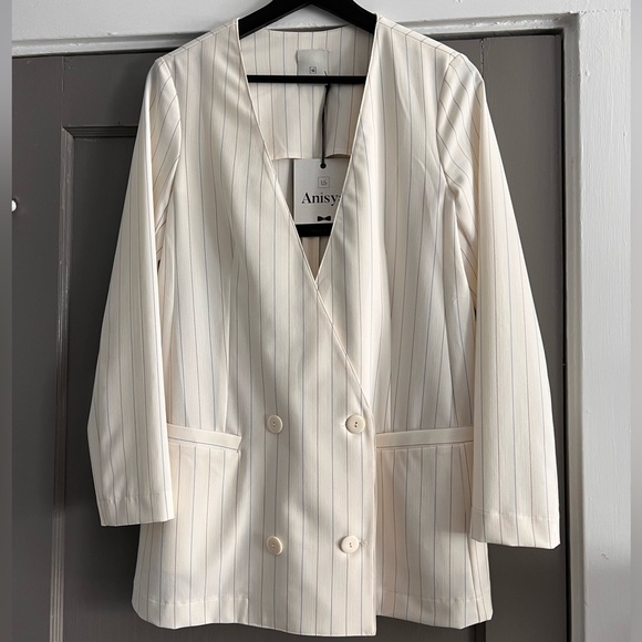 NWT Anisya Double Breasted Blazer - Picture 2 of 7